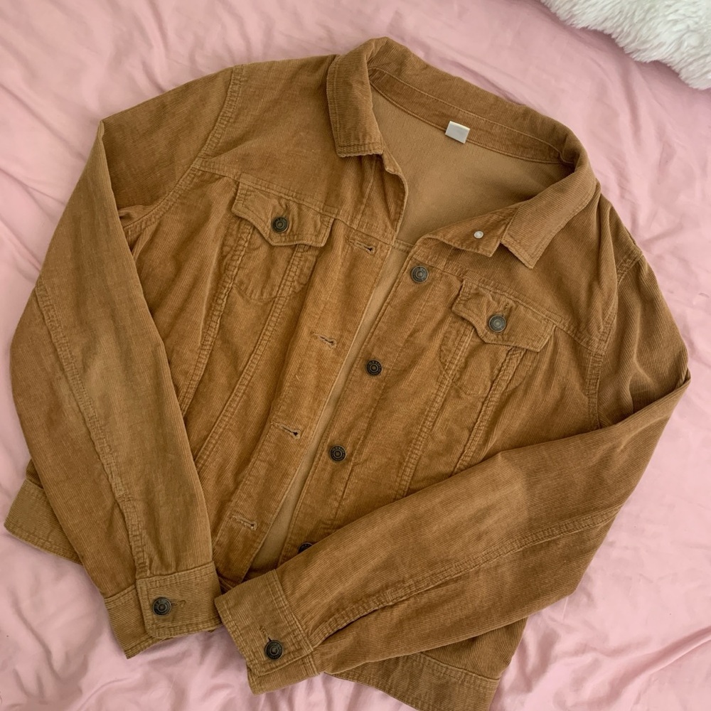 Old Navy Ribbed Corduroy Collared Jacket -women’s